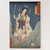 ukiyoe - Toyokuni - No.27 Takiyasha hime - Jigsaw Puzzle