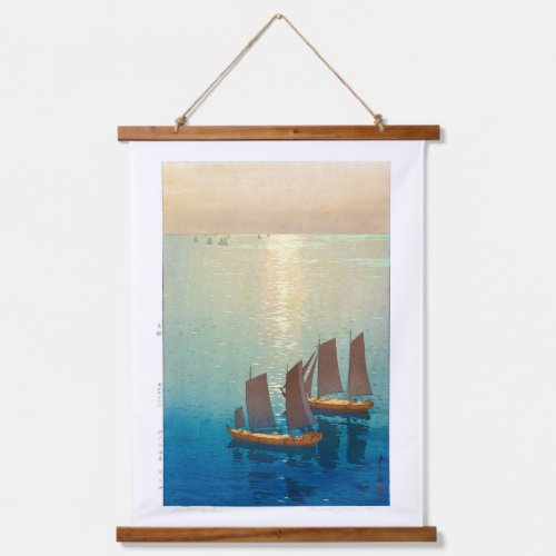 ukiyoe - Yoshida - 01  - Glittering Sea Hanging Tapestry