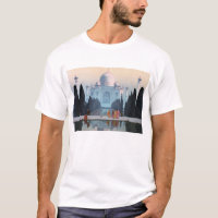 ukiyoe - Yoshida - 03 - Taj Mahal in Morning Mist  T-Shirt