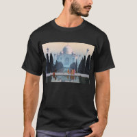 ukiyoe - Yoshida - 03 - Taj Mahal in Morning Mist  T-Shirt