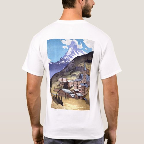 ukiyoe _ Yoshida _ 04 _ Matterhorn _  T_Shirt