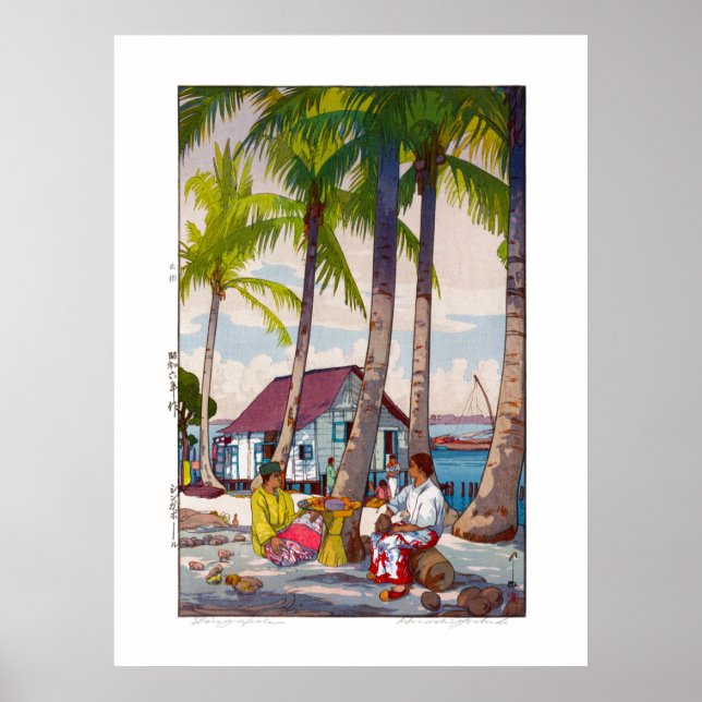 ukiyoe - Yoshida - 06 - Singapore -  Poster (Front)