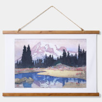 ukiyoe - Yoshida - 07 - Mount Rainier -  Hanging Tapestry