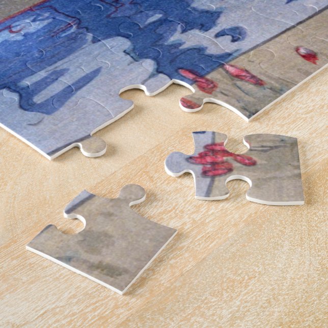 ukiyoe - Yoshida - 07 - Mount Rainier - Jigsaw Puzzle | Zazzle