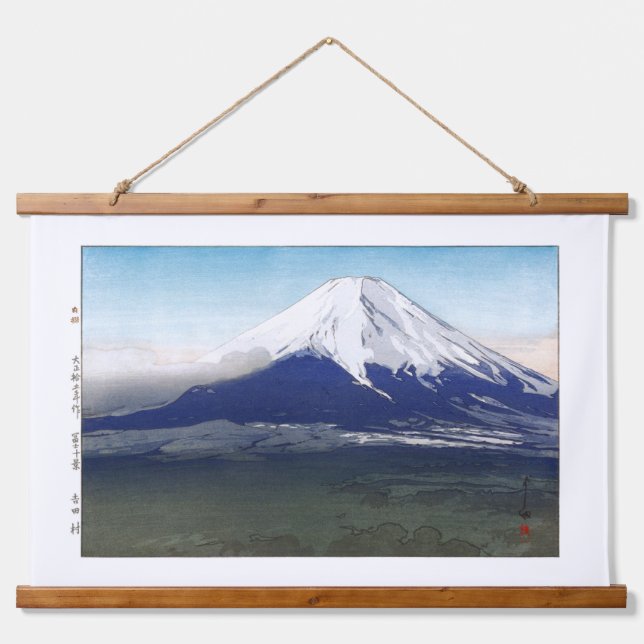 ukiyoe - Yoshida - 09 - Yoshida Village-  Hanging Tapestry (Front)