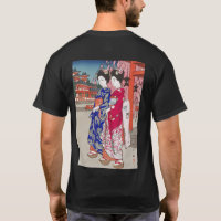 ukiyoe - Yoshida - 14 - Maiko -  T-Shirt