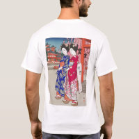 ukiyoe - Yoshida - 14 - Maiko -  T-Shirt