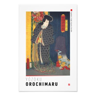 ukiyoe - Yōzoku Orochi maru - Japanese magician - Photo Print