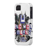 Uknowotimean Comedy iPhone Case (Back Left)