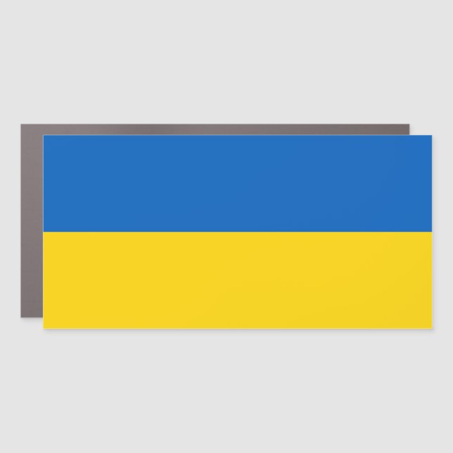 UKrain Flag Car Magnet (Front)