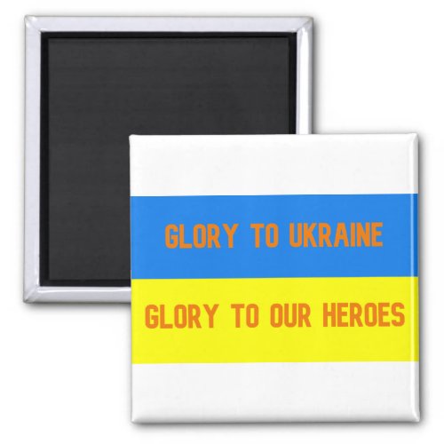 ukraine_26179 MOD 3 GLORY HEROES FLAG Magnet