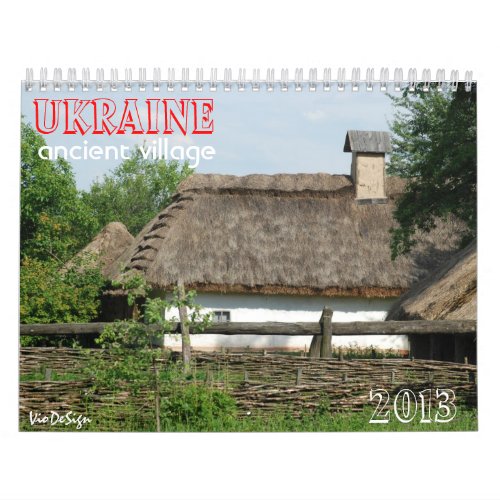 UKRAINE ancient village_calendar Calendar