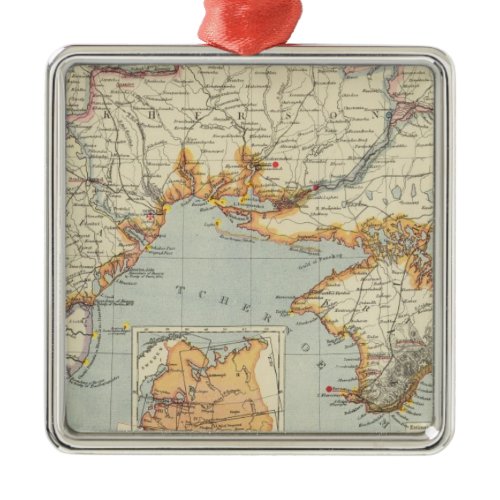 Ukraine and Moldova Metal Ornament