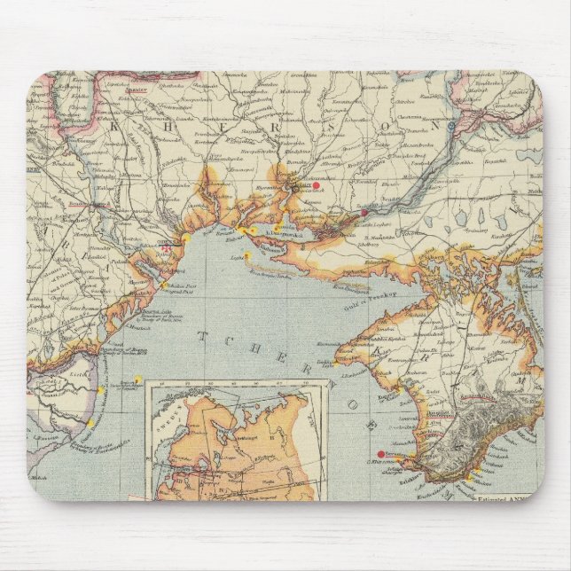 Ukraine and Moldova Mouse Pad (Front)