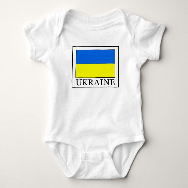 Ukraine Baby Bodysuit (Front)