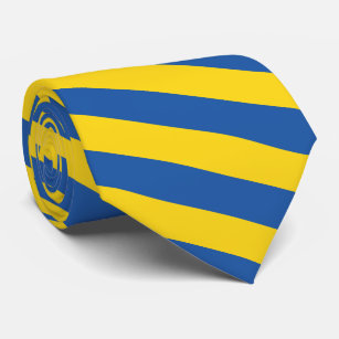 UKRAINE BICOLOR PEACE BLUE YELLOW FLAG TIE