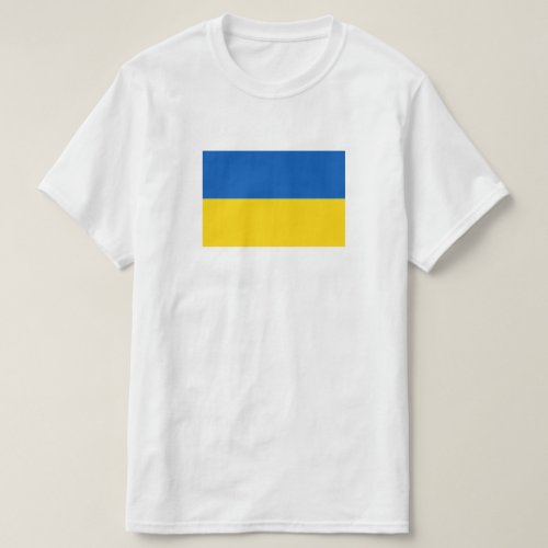 Ukraine Blue and Yellow Flag T_Shirt