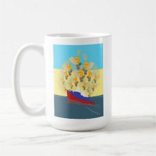 Ukraine "blue yellow" colorful coffee mug