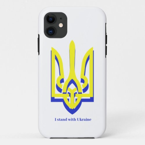 Ukraine Blue Yellow Trident Case_Mate iPhone Case