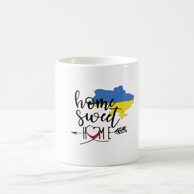 Ukraine Born - proud Ukrainian Coffee Mug (Center)