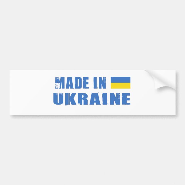 UKRAINE BUMPER STICKER (Front)