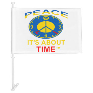 Ukraine Car Flag