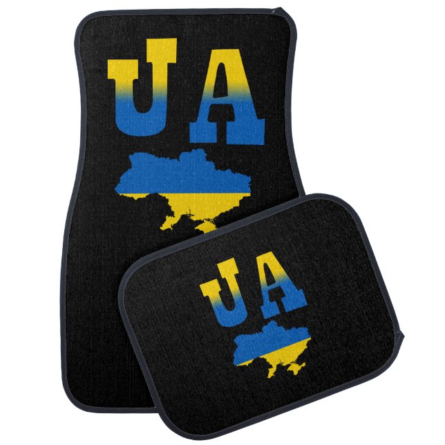 Ukraine Car Floor Mat (Set)