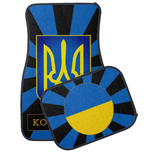 Ukraine Car Floor Mat & Ukrainian Flag / Patriots