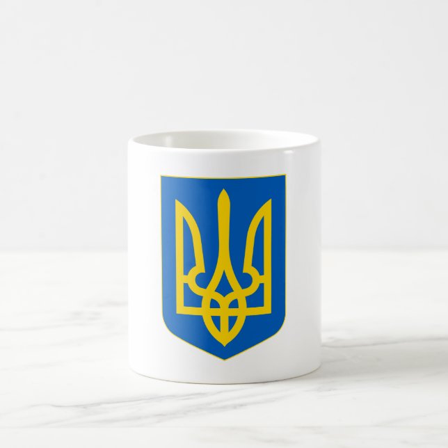 Ukraine Coat of Arms Coffee Mug (Center)