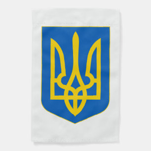 Ukraine Coat of Arms Garden Flag