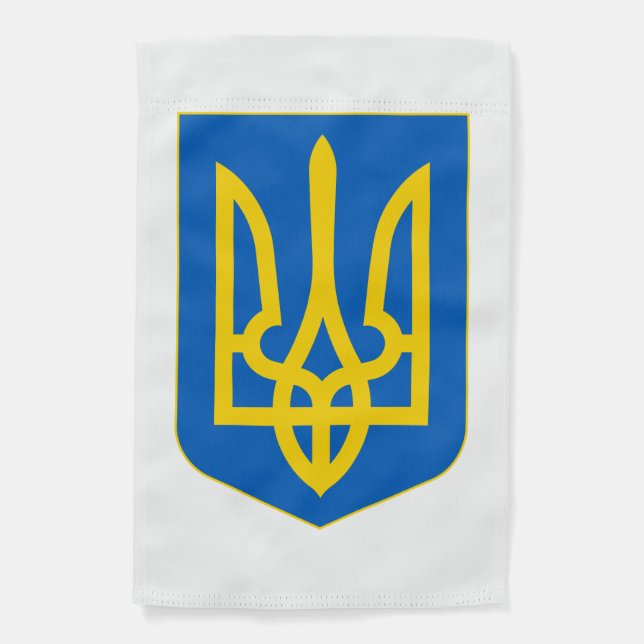 Ukraine Coat of Arms Garden Flag (Front)