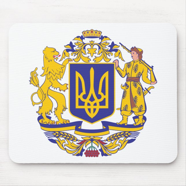 Ukraine Coat Of Arms Mouse Pad (Front)