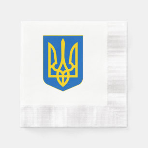 Ukraine Coat of Arms Napkins
