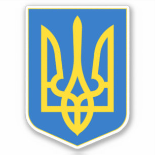 Ukraine Coat of Arms Sticker