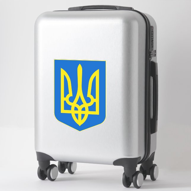 Ukraine Coat of Arms Sticker (Suitcase)