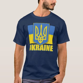 Ukraine Coat Of Arms T-shirt by allworldtees at Zazzle