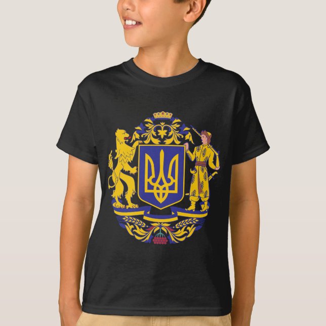 Ukraine Coat Of Arms T-Shirt (Front)