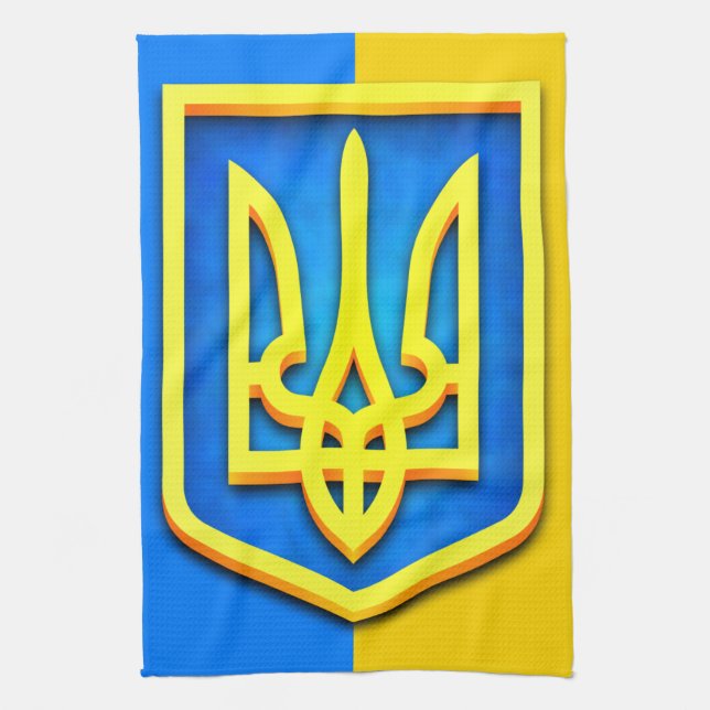 Ukraine Coat of Arms Towel (Vertical)