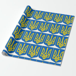 Ukraine Coat of Arms Wrapping Paper