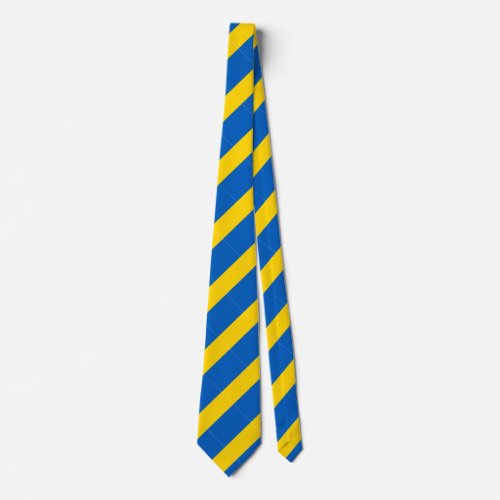 Ukraine Color Stripes Neck Tie