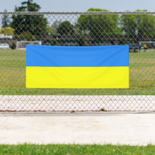 Ukraine colors, flag of Ukraine Banner