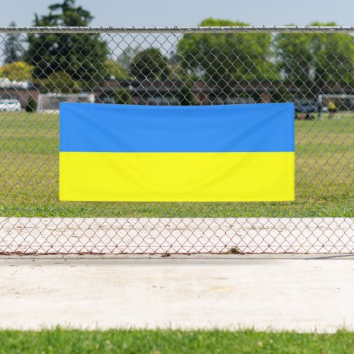 Ukraine colors flag of Ukraine Banner