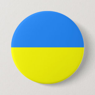 Ukraine colors, flag of Ukraine, Button