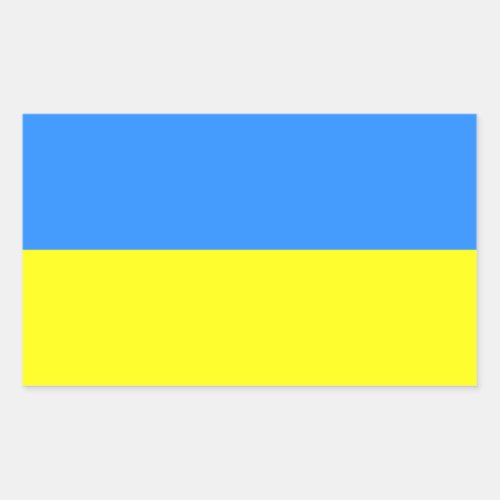 Ukraine colors flag of Ukraine Rectangular Sticker