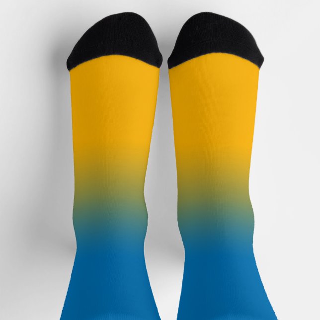 Ukraine, colors of freedom socks (Top)