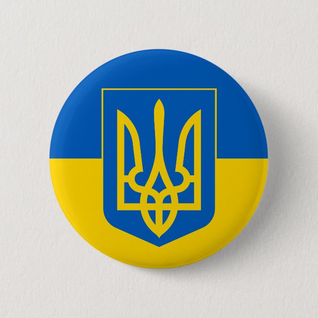 ukraine emblem button (Front)