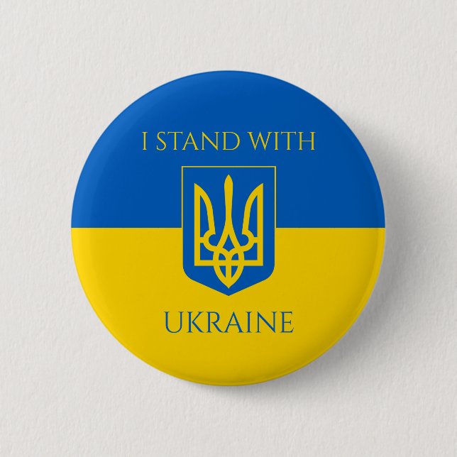 ukraine emblem button (Front)