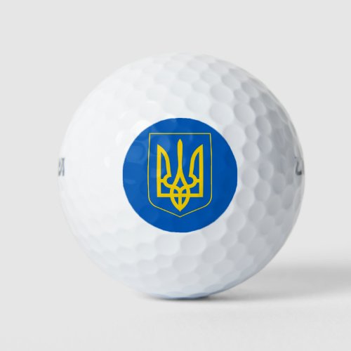 ukraine emblem golf balls