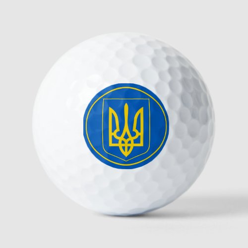 ukraine emblem golf balls
