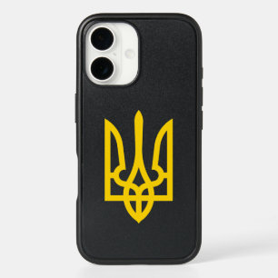 Ukraine Emblem Trident Symbol iPhone 16 Case